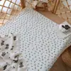 Almofada de Fralda Lavável, Lençol Impermeável para Berço de Bebê, Absorvente Menstrual, Almofada de Algodão Puro Classe A para Berço de Bebê Noturna, Absorvente e Respirável para o Verão