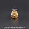 Tuerca de Cobre para Aire Acondicionado, Conector de Tubería de Cobre para Unidad Interior y Exterior, Tapa de Rosca de Tubo de Latón y Aluminio, Tapa de Cobre, Tuerca de Latón