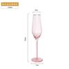 Copo de Vinho Tinto Rosa Soprado Artificialmente Cristalino Phnom Penh para Jantar no Bar