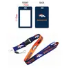 Futebol americano time clube rugby NFL cartão de identificação cartão para pendurar trabalho de exposição crachá porta-cartões cordão
