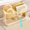 Varal de Roupas Fante Prateleira de Armazenamento para Cozinha Cesta de Armazenamento com Ventosa Esponja para Lavar Louça na Pia Bola de Lã de Aço Cesta de Drenagem