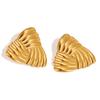 Pendientes OPK de estilo europeo y americano con diseño de nicho de acero inoxidable para mujer, minimalistas, retro, geométricos, de acero de titanio, al por mayor