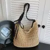 Bolso Tejido Artístico Transfronterizo para Mujer 2026 Nuevo Estilo Estilo Vacaciones en la Playa Bolso de Hombro Cruzado Gran Capacidad Bolso de Mano para Viajes