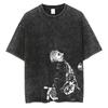 Playera Y2K Harajuku Retro con Patrón de Anime Japonés