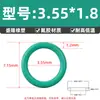 Sello O-Ring de Caucho Fluorado Resistente al Aceite Diámetro de Alambre 1.8mm* Diámetro Interior 1.6-166 Sello de Goma Tipo O