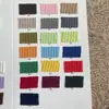 Tejido Jacquard Colorido Hueco Texturizado de Punto 180g Poliéster Spandex Camiseta Camisa Tela de Moda Casual