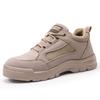 Zapatos de protección laboral para hombres, resistentes al desgaste, ligeros, resistentes a impactos y perforaciones, para estar de pie durante mucho tiempo y sin cansancio, cómodos para las cuatro estaciones.