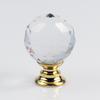 Manija de cristal aleación de aluminio tapa de hierro manija tapa de bambú manija tapa de tetera cuenta de vidrio de cristal Herrajes para Muebles