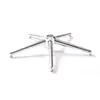 Base Cónica de Metal de Cinco Estrellas para Silla, Base Engrosada de Cinco Garras con Herrajes, Pistón de Gas, Ruedas, Juego Completo de Accesorios Universales para Silla