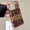 Capa para Celular iPhone15promax Ins Coreana Pequena Floral Apple 16 Corda Portátil 14/13 Feminina 12 Macia