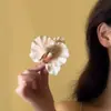 Pinza para el cabello de flor de orquídea Falanopsis Perla, flequillo lateral, accesorios para el cabello, atmósfera de alto nivel, fotografía, tocado de playa, mujeres