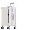 Maleta Nueva 2025 para Mujer, Maleta de Viaje de Aspecto Elegante 28 pulgadas Maleta 20 pulgadas de Cabina Estuche Denso de Cuero, Duradera