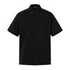 Cleanfit Camisa Polo com Zíper Design de Nicho Manga Curta Masculina Verão Estilo Americano Peso Pesado Marca Tendência Plankton Bonito Gola Lapela Camiseta