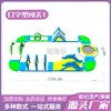 Equipamento de Desafio de Pista de Obstáculos Aquáticos Inflável Grande para Exterior Equipamento de Grande Aventura Equipamento de Diversão Brinquedos Flutuantes Parque de Diversões Móvel Fábrica