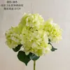5 Ramas Artificiales de Hortensia Europea para Decoración del Hogar, Ramilletes de Boda, Muros de Flores de Rosa, Flores Falsas, Ins Transfronterizo
