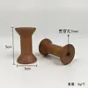 Suministro puntual carrete de madera retro herramientas para punto de cruz accesorios hechos a mano diy almacenamiento de carretes de hilo para coser del hogar