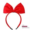 Tiara com Laço Vermelho para Meninas, Fofa, Tridimensional, Grande, Acessório de Cabelo, Tiara Oversized