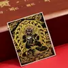 Dzambala Negro pintado tibetano pintura Thangka pintada a mano lienzo central impresión microchorro Thangka cultural y creativo Zakiralam al por mayor