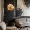 Lámpara de Pared para Mesita de Noche de Dormitorio de Lujo Ligero, Lámpara de Pared Moderna Minimalista para Fondo de TV de Sala de Estar, Lámpara de Pared de Cristal para Comedor, Escalera, Pasillo