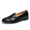 7507 Primavera y Otoño Nueva Moda Moda Pulida Estilo Británico Business Casual Zapatos Pequeños de Cuero Brogue Retro Zapatos de Hombre