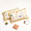 Funda de almohada infantil de hilo de doble capa personalizada Funda de almohada de gasa para bebé amigable con la piel tamaño de almohada de látex personalizada al por mayor