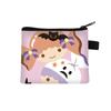 Monedero Serie Halloween Sanrio para Niñas, Billetera de Dibujos Animados de Aspecto Elegante, Bolsa para Audífonos con Cremallera Moderna y Linda, Caliente