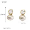 Los Nuevos Pendientes de Zirconia y Perla de Nicho de Lugong Son Pendientes Femeninos, Sencillos, Modernos, de Alta Gama y Lujo Accesible