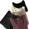 Top de punto patchwork semitransparente para mujer, de manga larga, fino, corte ajustado, camiseta base, nuevo estilo otoño 2025