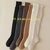 Meias Femininas de Inverno Extra Longas e Grossas até a Coxa com Forro de Lã Extra Grossas Quentes Acima do Joelho Microcompressão Antiderrapantes Meias Longas para Senhoras