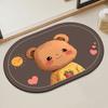 Alfombrillas Personalizadas para Perros Salchicha, Alfombrillas Antideslizantes para Baño y Tocador, Alfombras de Baño, Felpudos Absorbentes de Diatomeas para Puerta de Baño
