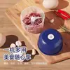 Amassador de alho e moedor de carne elétrico, aparelho de cozinha recarregável Tipo-C para picar cebolinha, gengibre e alho, amassador de alho sem fio multifuncional