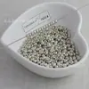 Grãos de arroz de vidro banhados a ouro prateado 2/3/4mm DIY feito à mão com contas soltas pulseira colar borla acessórios