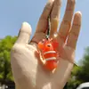 Color de moda en TikTok Pato Asado que Cambia de Color Divertido para Coche Sensible a la Temperatura UV Colgante que Cambia de Color Accesorio Creativo Llavero
