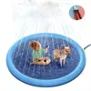 En stock Alfombrilla Engrosada Antideslizante para Pulverización de Agua para Mascotas Piscina Plegable para Baño de Agua para Mascotas al Aire Libre