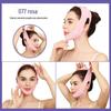 Bandagem para dormir em V, pequena bandagem para lifting facial, apertada e flácida, com padrão de queixo duplo, máscara adesiva para instrumento