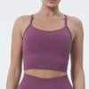 Ropa interior Verano A prueba de impactos Pecho grande Reúne Chaleco de Yoga para Mujer Una Pieza Top para Correr Fitness Tenis Elástico Ajustado