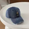 Chapéu Infantil Primavera e Outono 2026: Boné de Baseball em Sarja Ursinho, Boné Hip-Hop Estilo Chinês, para Meninos e Meninas