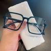 Gafas de Sol con Letras Cuadradas de Media Montura 2021 Nuevo Estilo Gafas de Sol Combinables Personalizadas Libro Rojo Celebridad de Internet Mismo Estilo Gafas de Sol