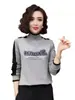 Tendencia TikTok Otoño/Invierno 2026 Camiseta Térmica Doble Cara de Forro Polar con Base de Pedrería, Gruesa, Moderna, Cálida, Versátil