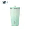 Tyeso Nueva Taishuo Taza de Café Taza Térmica con Popote en Forma de Diamante Taza de Agua para Niñas de Apariencia Elegante Gran Capacidad Taza para Coche