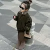 Bolso Escolar Versátil Retro para Niñas tipo Bollo, Adornos de Bolso de Moda con Color Contrastante para Niños, Bolso de Hombro Cruzado de Moda