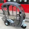 Toldo Integrado Aima Cortina Aima Levi Transparente Impermeável Q7Nq7 Toldo de Chuva Cortina de Chuva Aima Q5 Toldo de Triciclo