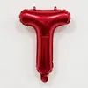 Globos de Papel de Aluminio con Letras y Números Rojos de 16 pulgadas Decoración para Primer Cumpleaños Boda Globos de Papel de Aluminio Venta al por Mayor