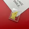 Crachá Corporativo Personalizado Logo Ouro Puro 999 Subindo Constantemente para Atrair Riqueza e Tesouro Adesivos para Celular Lojinha Festiva Pequenos Presentes