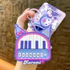 Llavero de piano Sanrio con licencia oficial transfronteriza, colgante para mochila, llavero de coche, regalo pequeño, venta al por mayor de comercio exterior