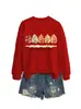 El otoño es mi favorito Amazon eBay sitio independiente moda versátil mujer cuello redondo manga larga sudadera