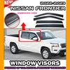 Adecuado para Frontier 2022-2023 Ceja de Lluvia para Ventana Escudo de Lluvia Visera de Ventana Deflectores