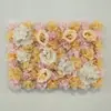Fondo de Pared de Flores Artificiales Arreglo Floral para Fondo de Transmisión en Vivo de Influencer Hortensia Rosa Arreglo de Flores de Plástico para Sala de Transmisión en Vivo