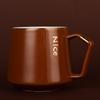 Taza de cerámica creativa Ins taza de café nórdica taza de té de flores de oficina taza de agua para pareja juego de regalo regalo