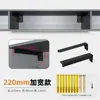 Gabinete colgante tipo L de alta resistencia gabinete colgante soporte oculto gabinete de escritorio de baño gabinete de TV colgante soporte de pared